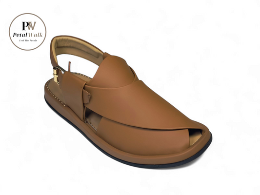 Light Mustard Ring Sole Handmade Chappal